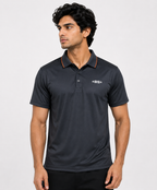 Classic Performance Polo T-Shirt – Charcoal Black