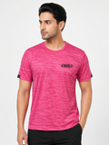 Heather Pink Melange Performance T-Shirt