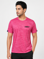 Heather Pink Melange Performance T-Shirt