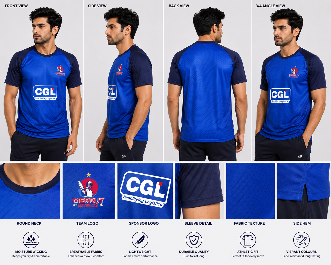 Premium Performance Cricket Jersey