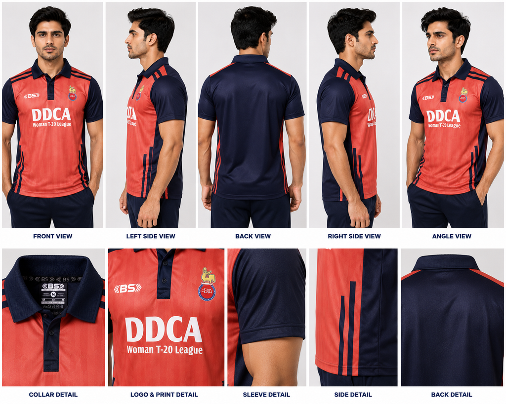 DDCA Women's T20 League Polo Jersey