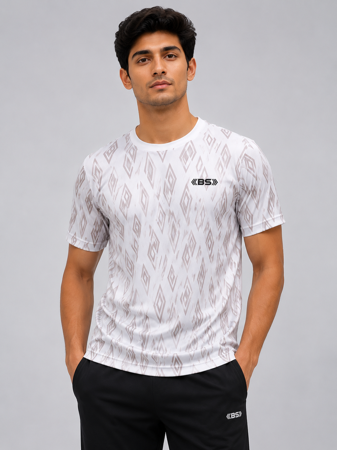 BS Sports Geometric Performance T-Shirt
