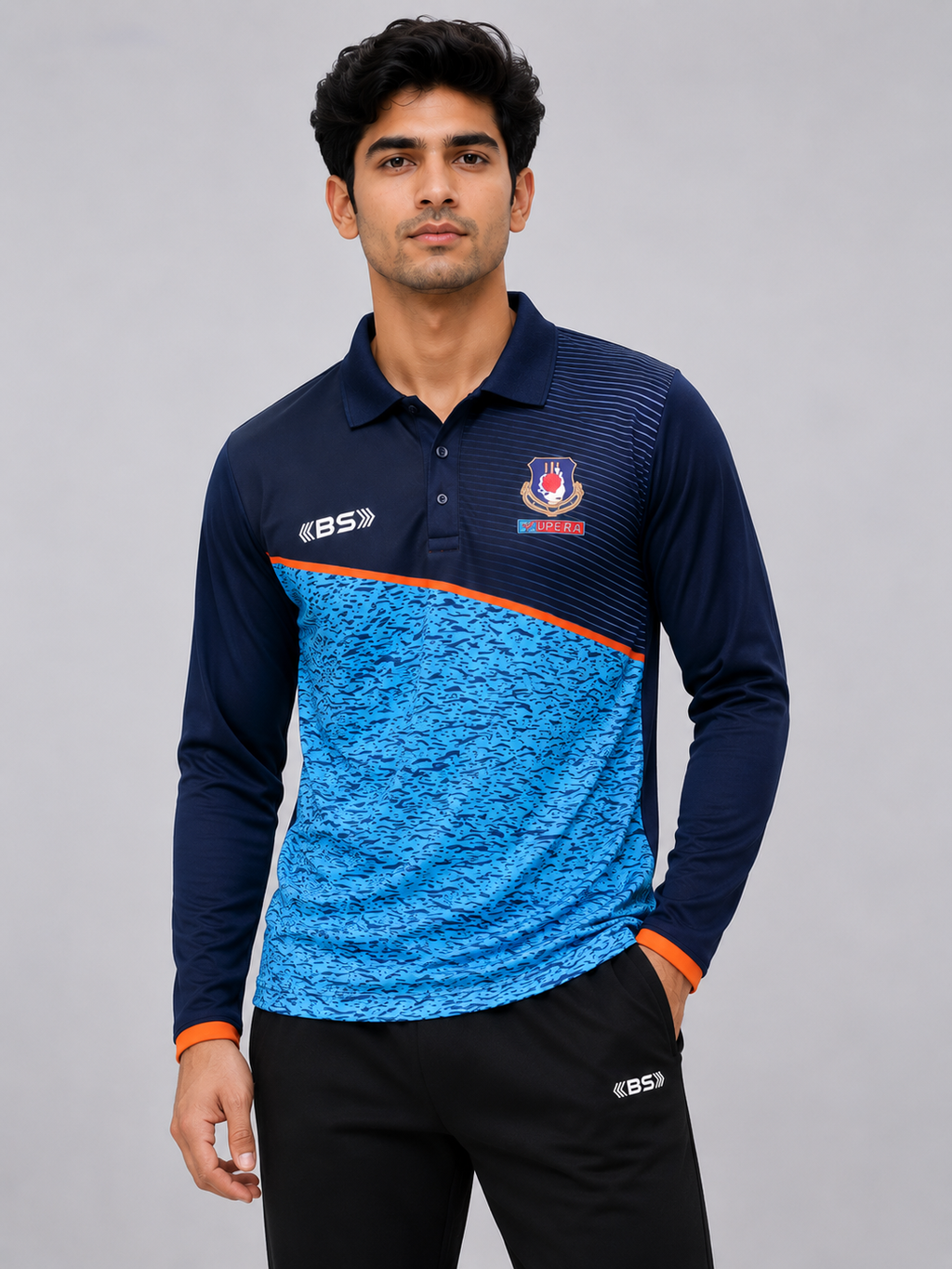 BS Sports Premium Full Sleeve Performance Polo T-Shirt