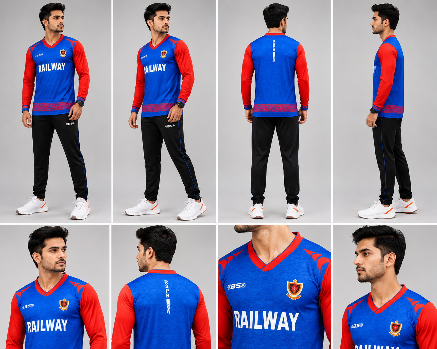 Railway Full Sleeve Cricket Jersey – Product Description