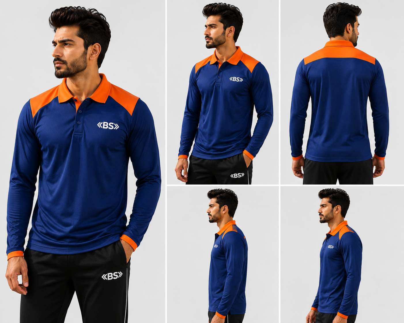 Premium Full Sleeve Performance Polo T-Shirt