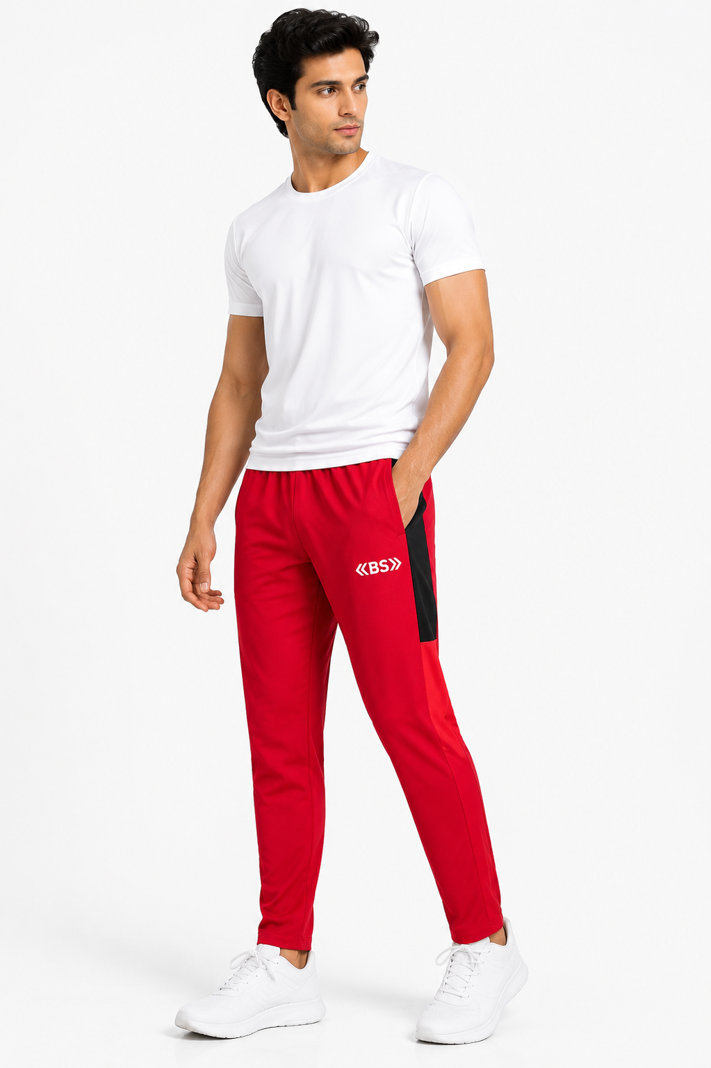 BS Sports Performance Track Pant – Red Edition