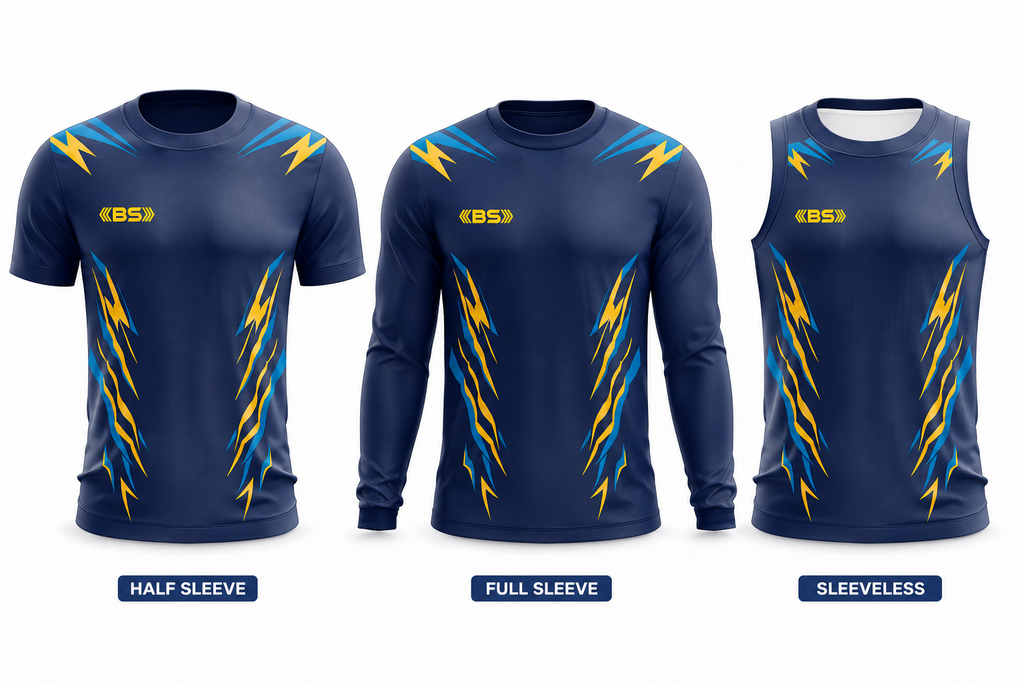 BS Sports 3-in-1 Performance Combo – Half Sleeve, Full Sleeve & Sleeveless