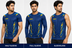 BS Sports 3-in-1 Performance Combo – Half Sleeve, Full Sleeve & Sleeveless