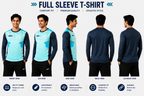 BS Sports 3-in-1 Performance Combo – Half Sleeve, Full Sleeve & Sleeveless
