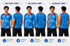 BS Sports 3-in-1 Performance Combo – Half Sleeve, Full Sleeve & Sleeveless