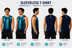 BS Sports 3-in-1 Performance Combo – Half Sleeve, Full Sleeve & Sleeveless