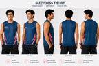 BS Sports 3-in-1 Performance Combo – Half Sleeve, Full Sleeve & Sleeveless