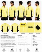 BS Sports Performance Quarter-Zip Full Sleeve T-Shirt