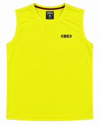 BS Sports Neon Yellow Sleeveless Training Vest