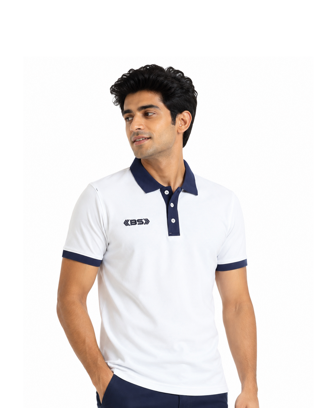 BS Sports Classic Navy Polo T-Shirt