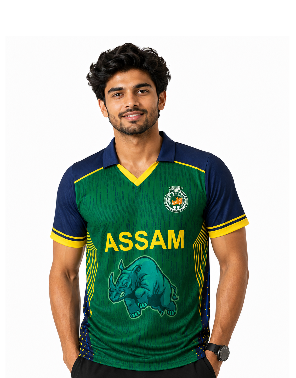 BS Sports RhinoForce Cricket Jersey (Assam)