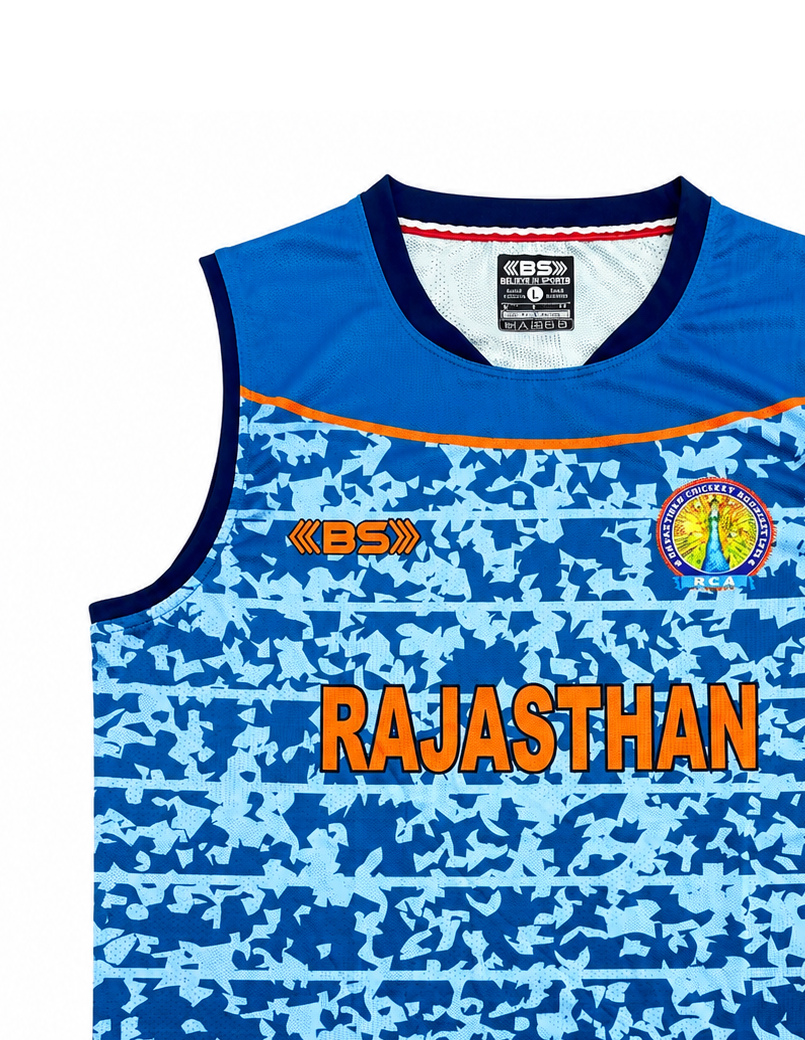 BS Sports Rajasthan IceRush Sleeveless Jersey