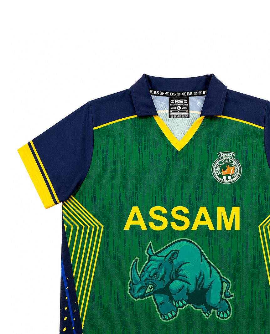 BS Sports RhinoForce Cricket Jersey (Assam)