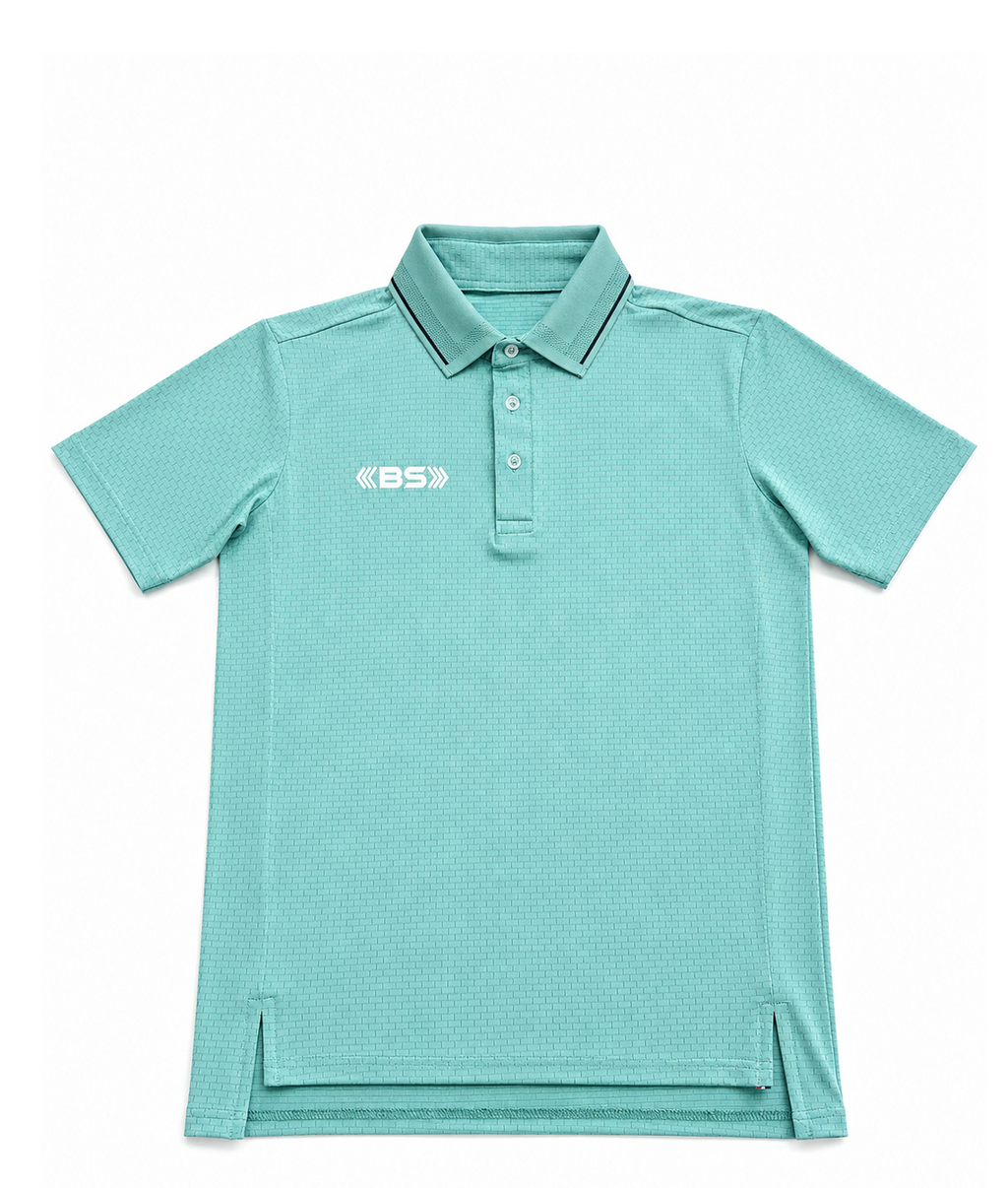 BS Sports MintWeave Polo T-Shirt