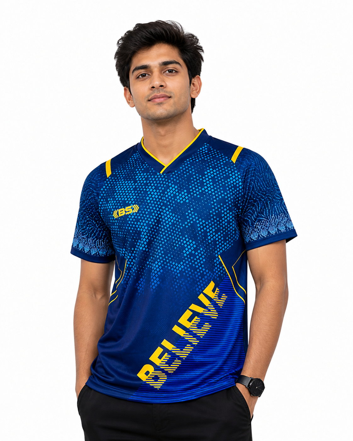 BS Sports BelieveForce V-Neck T-Shirt