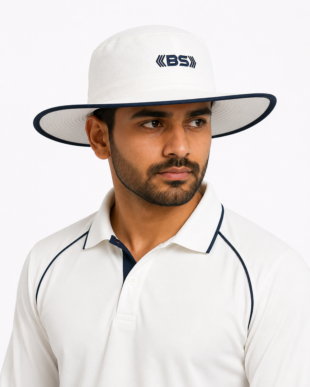 BS Sports Elite Cricket White Hat