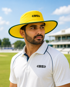 BS Sports Elite Cricket Sun Hat – Yellow Edition