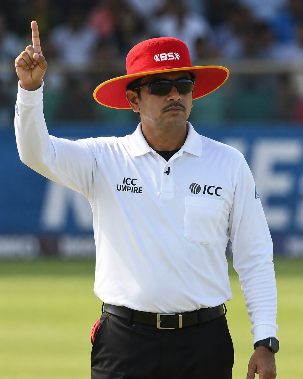 BS Sports Cricket Wide Brim Hat – Red & Gold Edition