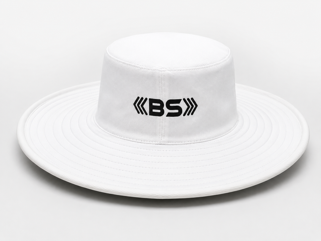 BS Sports Premium Cricket Umpire Hat – White