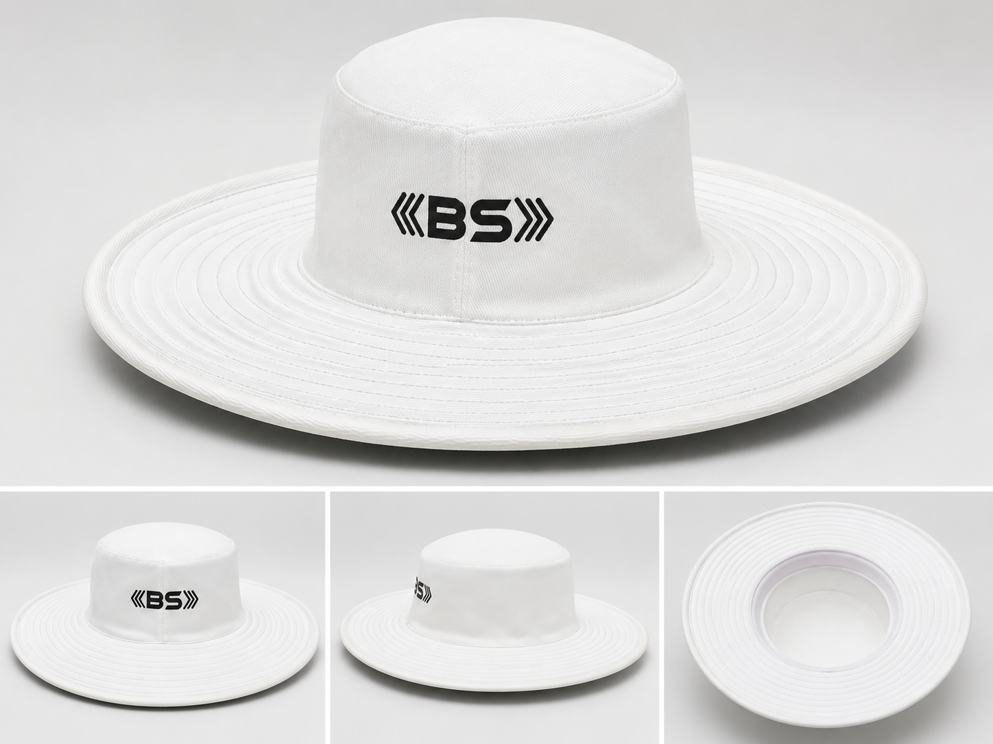 BS Sports Premium Cricket Umpire Hat – White