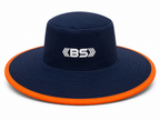 BS Sports Premium Cricket Umpire Hat – Navy Blue & Orange