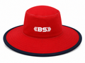 BS Sports Premium Cricket Umpire Hat – Red & Navy Edition