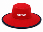BS Sports Premium Cricket Umpire Hat – Red & Navy Edition