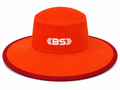 BS Sports Premium Wide Brim Cricket Hat – Orange & Maroon