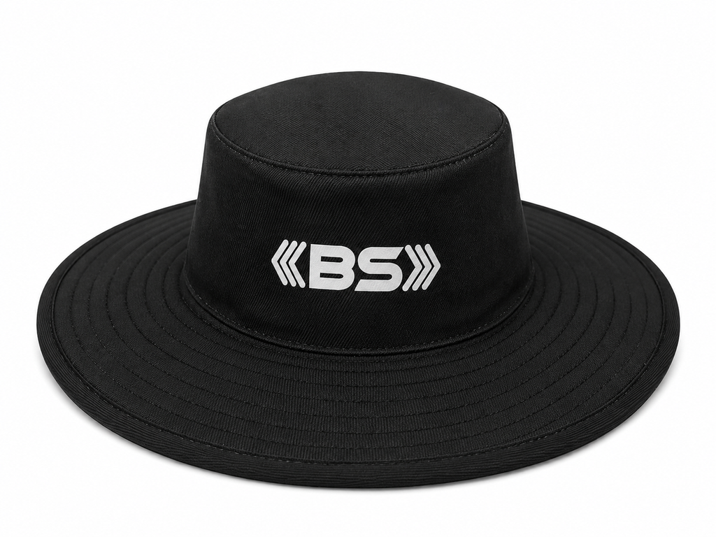 BS Sports Premium Black Cricket & Umpire Hat