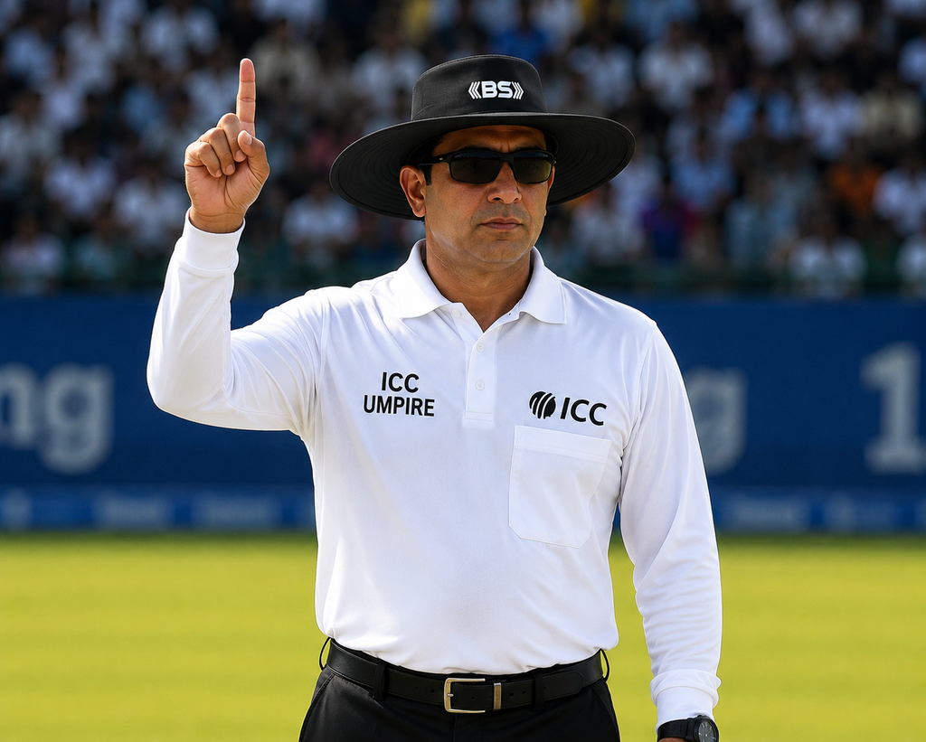 BS Sports Premium Black Cricket & Umpire Hat