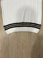 BS Sports Cricket White Sweater Elite-X