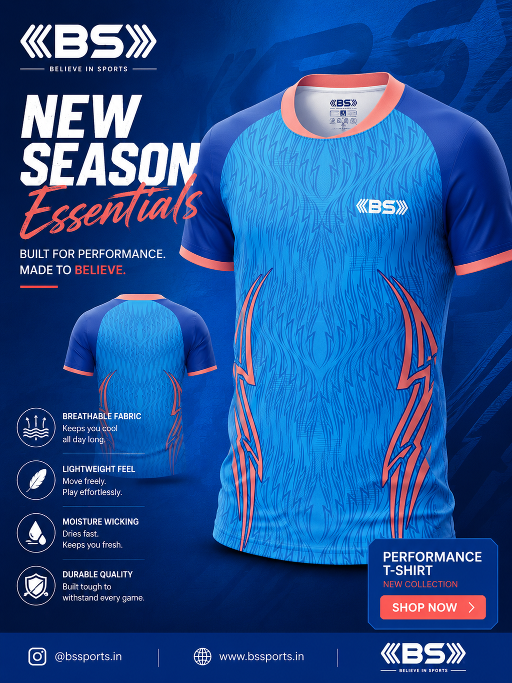 BS Sports Performance T-Shirt
