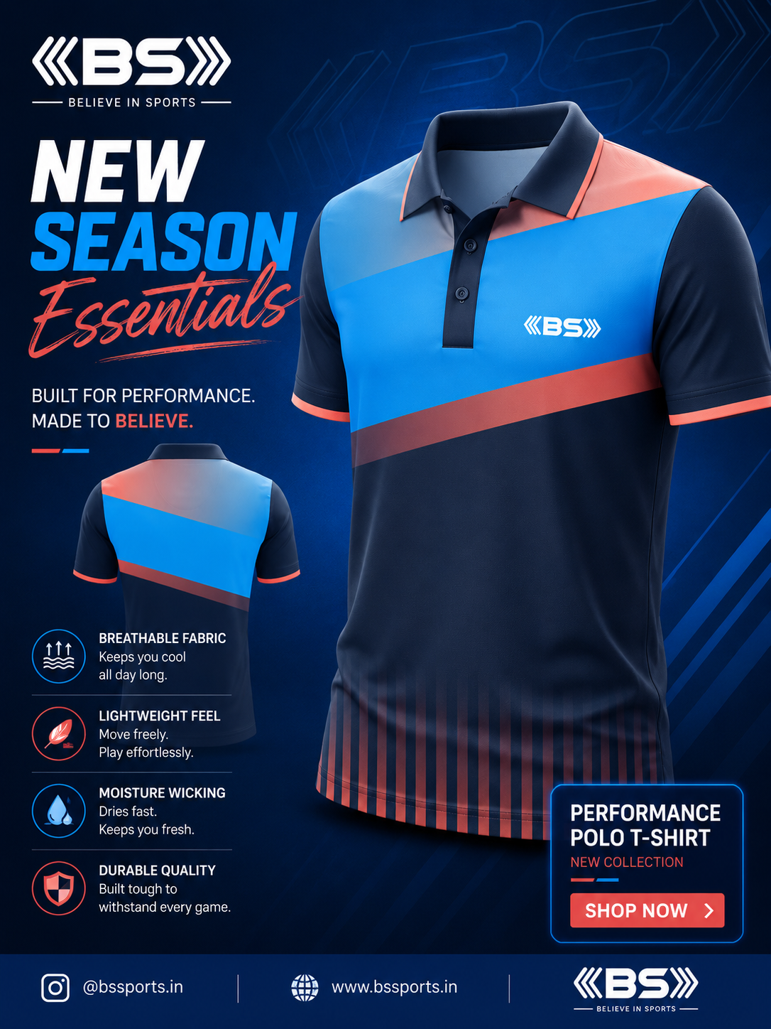 BS Sports Performance T-Shirt