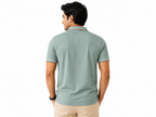 BS Sports Premium Sage Green Textured Polo T-Shirt
