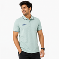 BS Sports Premium Mint Green Jacquard Polo T-Shirt