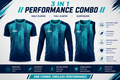 BS Sports 3-in-1 Performance Combo – Half Sleeve, Full Sleeve & Sleeveless