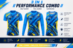 BS Sports 3-in-1 Performance Combo – Half Sleeve, Full Sleeve & Sleeveless