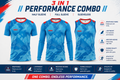 BS Sports 3-in-1 Performance Combo – Half Sleeve, Full Sleeve & Sleeveless