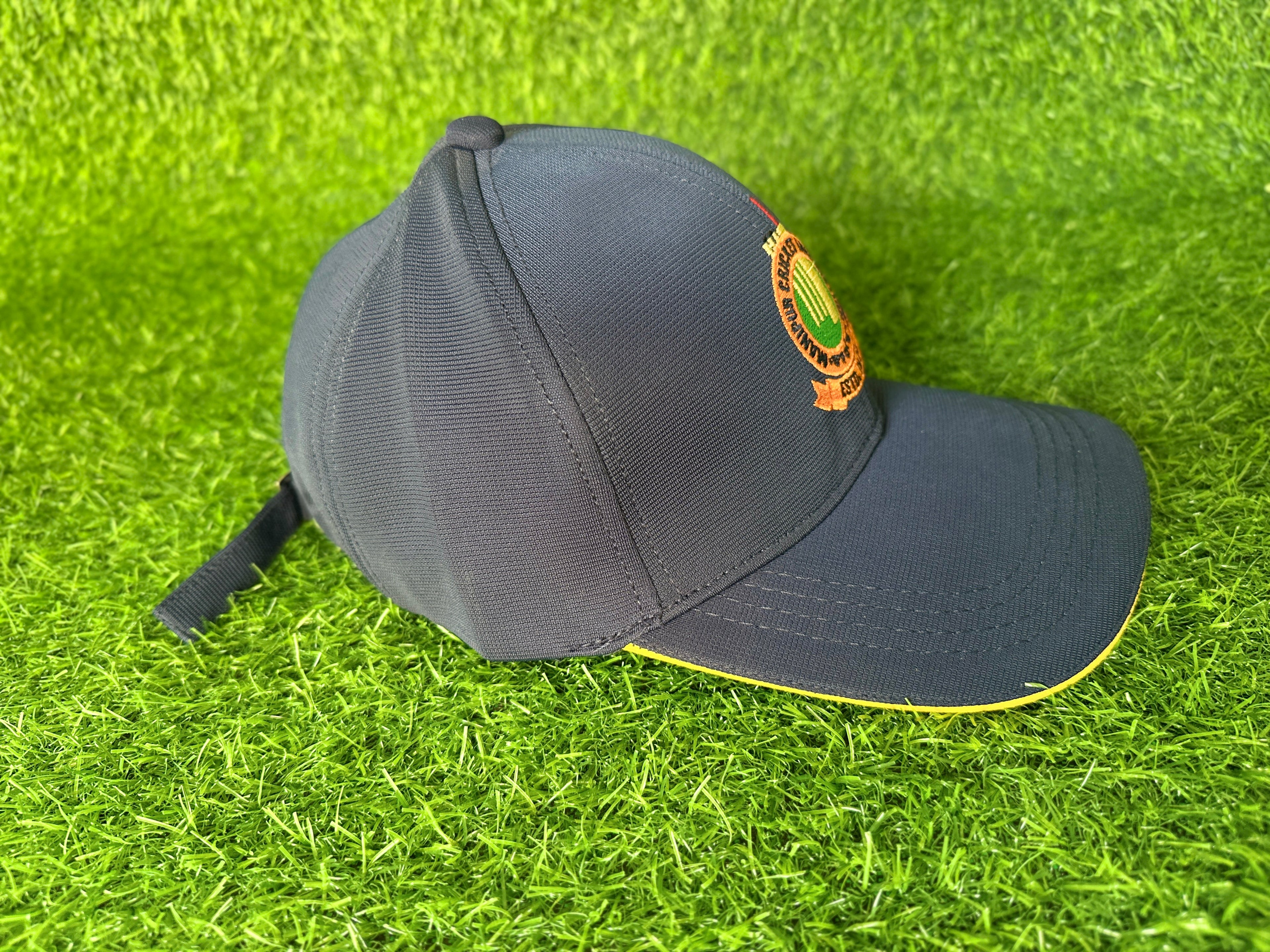 BS Sports GoldEdge Cricket Cap | Premium Adjustable Sports Cap (Manipur)